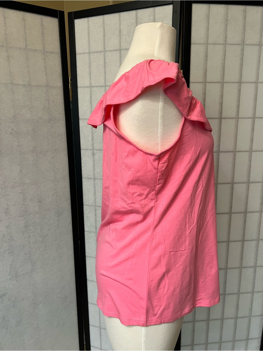 Talbots Coral Ruffle Tank - Picture 5 of 7
